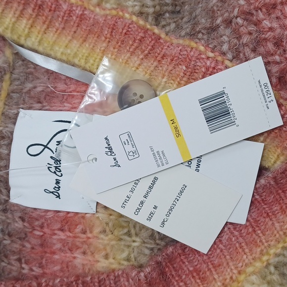 Sam Edelman multi color cardigan/NWT/size Medium - Picture 6 of 7